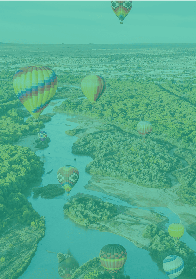 Balloons over the Rio Grande