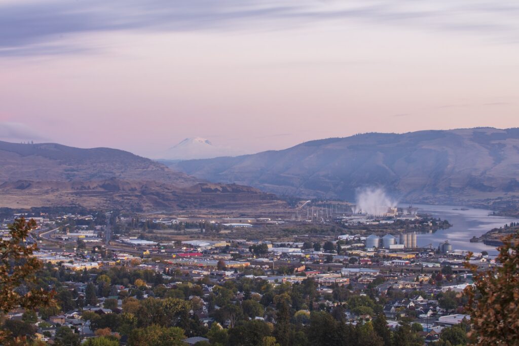 Data center proliferation in the Pacific Northwest. A data center in Oregon.
